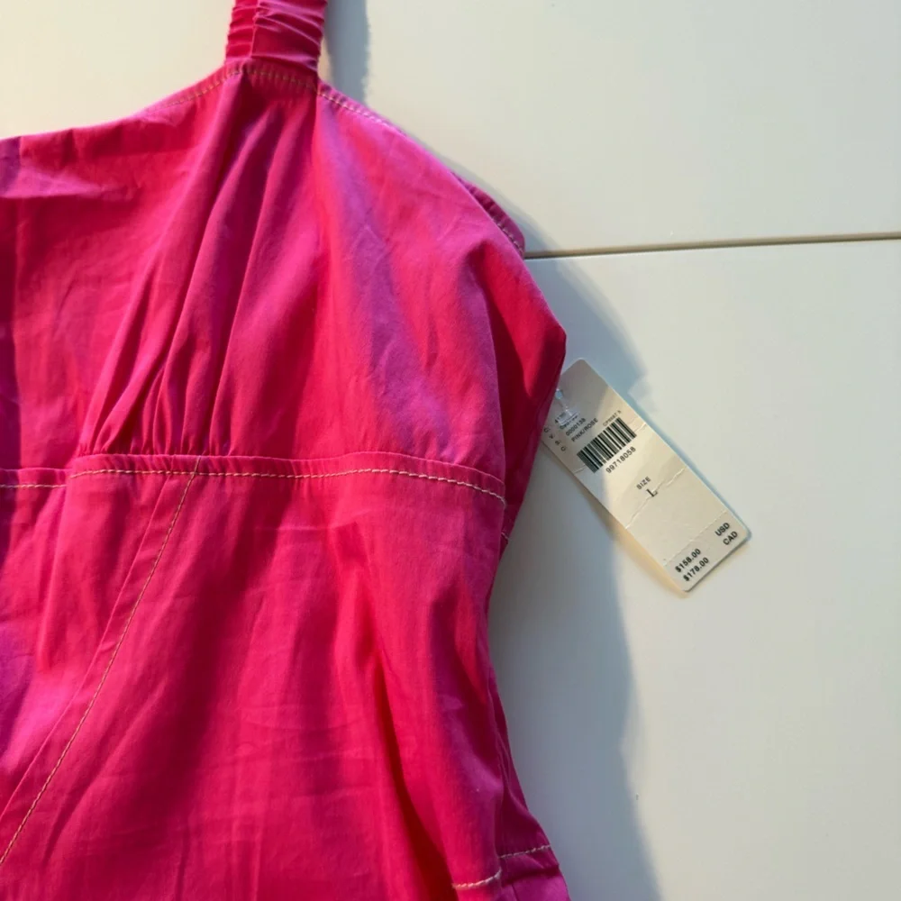 NWT By Anthropologie Plunge Drop-Waist A-Line Mini Dress Sz Large $158 MSRP - Picture 6 of 7